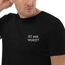 Lade das Bild in den Galerie-Viewer, Ist mir Wurst Unisex-Bio-Baumwoll-T-Shirt