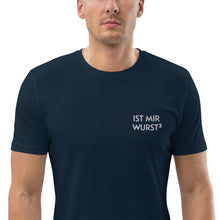 Lade das Bild in den Galerie-Viewer, Ist mir Wurst Unisex-Bio-Baumwoll-T-Shirt