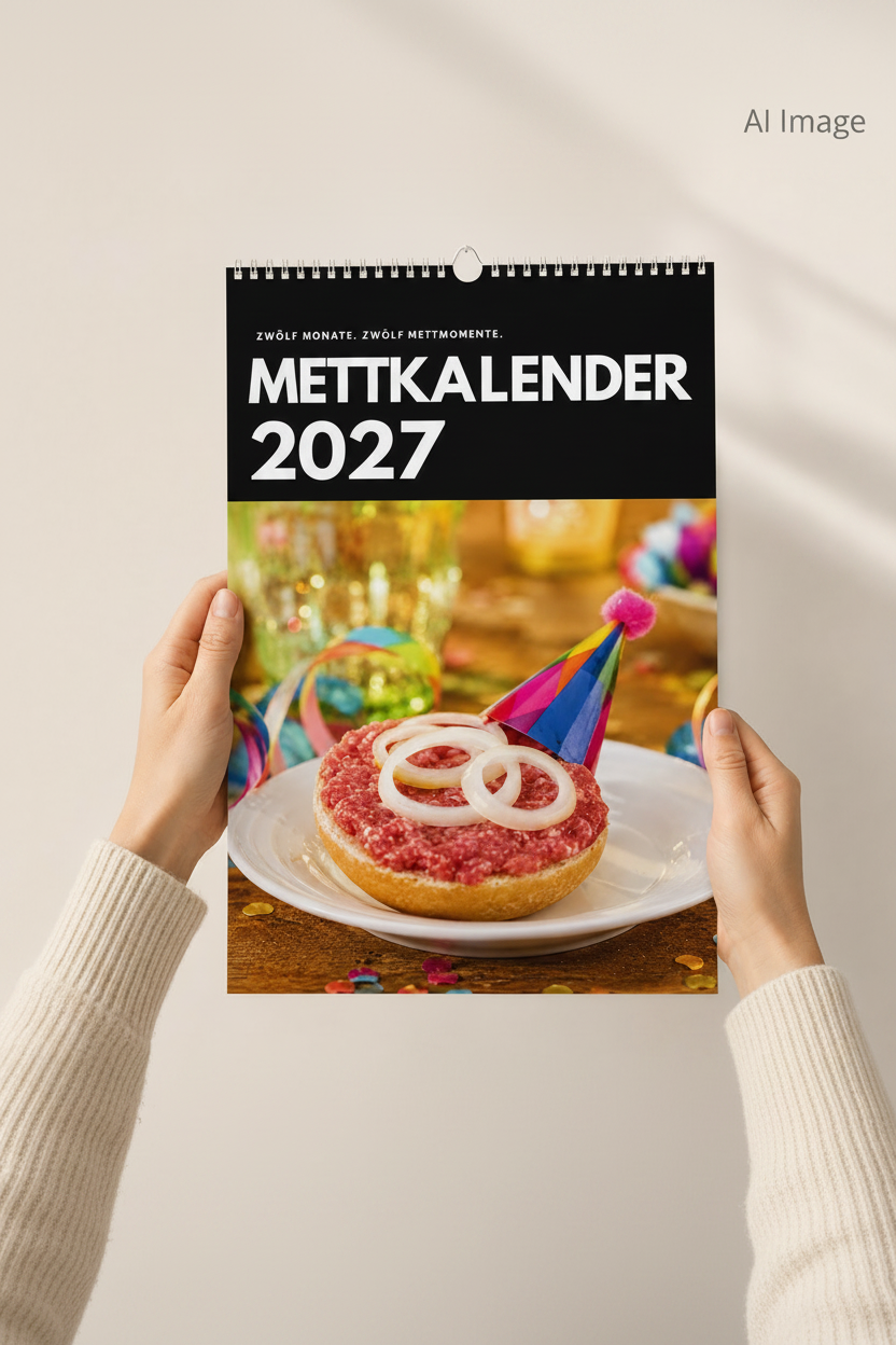 Mettkalender 2027 – A4-Wandkalender für Mettliebhaber