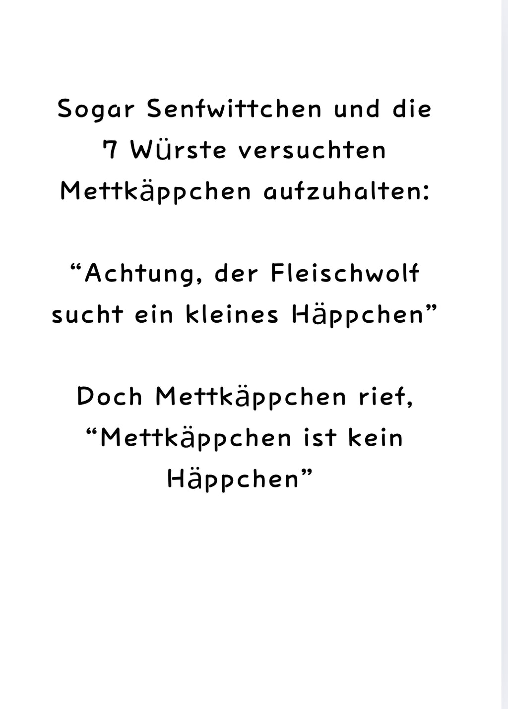 Mettkäppchen und der böse Fleischwolf: Ein satirisches Bilderbuch für Erwachsene - Fleischesser-Edition