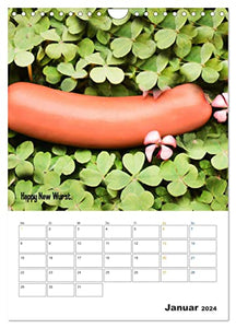 Ist mir Wurst Kalender (Wandkalender 2024 DIN A4 hoch), CALVENDO Monatskalender