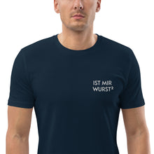 Lade das Bild in den Galerie-Viewer, Ist mir Wurst Unisex-Bio-Baumwoll-T-Shirt
