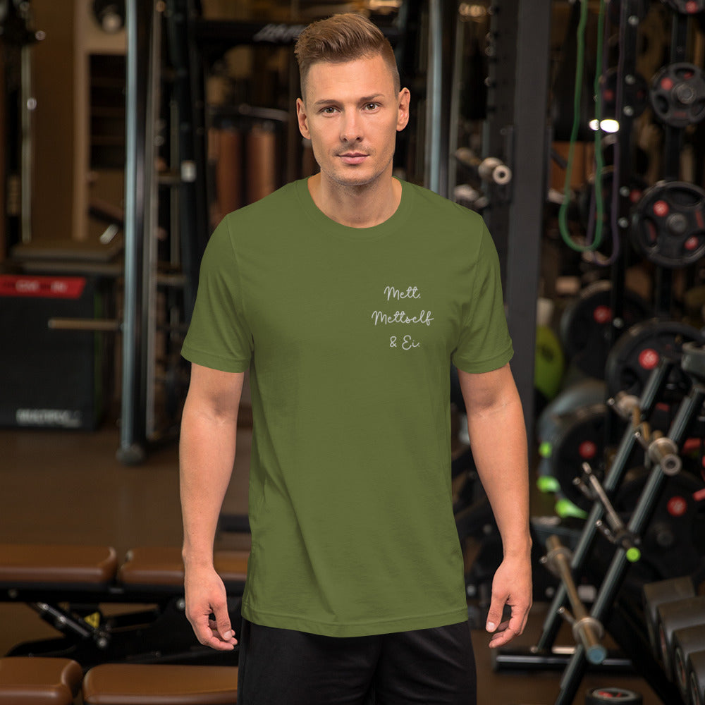 Mett, Mettself & Ei. Unisex-T-Shirt.